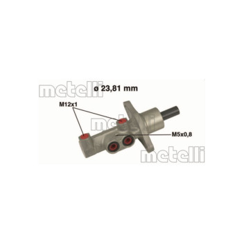 Metelli 05-0475 - Brake Master Cylinder