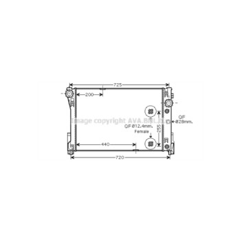 AVA MS2452 - Radiator