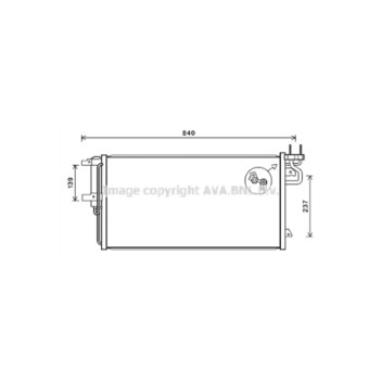AVA FD5617D - Condenser (A/C)