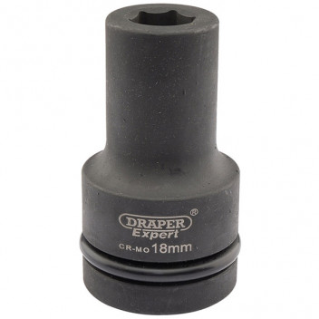 Draper Expert 05133 - Expert 18mm 1" Square Drive Hi-Torq&#174; 6 Point Deep Impact Socket