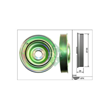 INA 544009710 - Torsion Vibration Damper