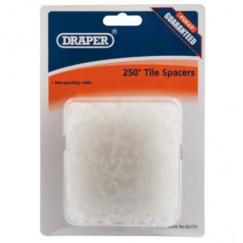 Draper 82757 - 3mm Tile Spacers (Approx 250)