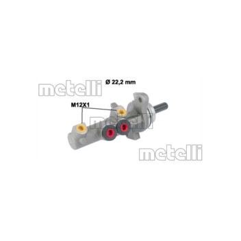 Metelli 05-0833 - Brake Master Cylinder