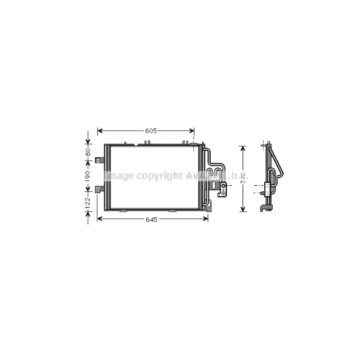 AVA OLA5307 - Condenser (A/C)