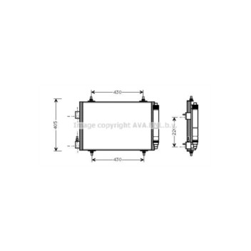 AVA CNA5192D - Condenser (A/C)