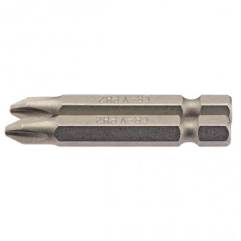 Draper 64237 - No.2 1/4" Hex. Cross Slot Insert Bit 50mm Long x 2