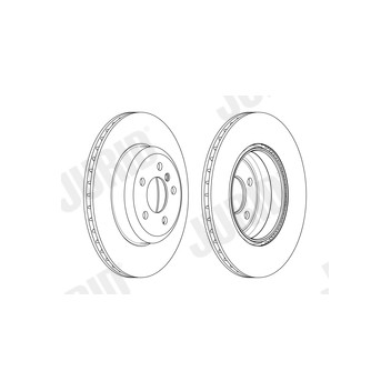 Jurid 563134JC-1 - Brake Disc (Rear)