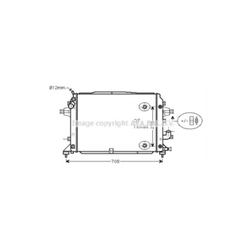 AVA OLA2460 - Radiator