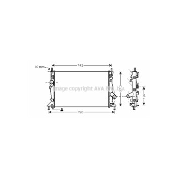 AVA FDA2370 - Radiator