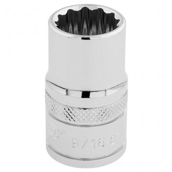 Draper Expert 33609 - 1/2" Square Drive Hi-Torq&#174; 12 Point Socket (9/16")