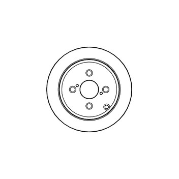 PPF DS6796 - Brake Disc (Rear)