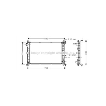 AVA FD2264 - Radiator