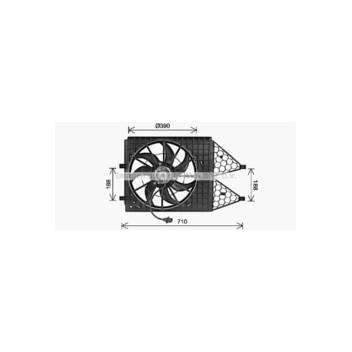 AVA VN7545 - Cooling Fan