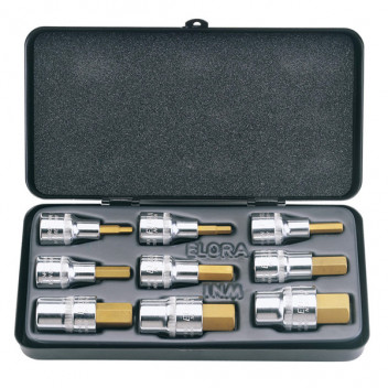 66202 - Metric Hexagon Socket Bit Set (9 Piece)