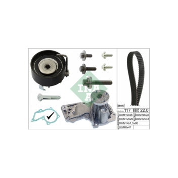 INA 530049530 - Timing Belt-Water Pump Kit
