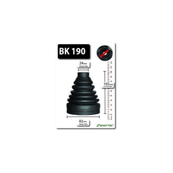 Shaftec BK190 - CV Boot Kit (Front Inner)