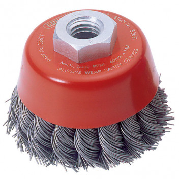 Draper Expert 52631 - Expert 60mm x M14 Twist Knot Wire Cup Brush