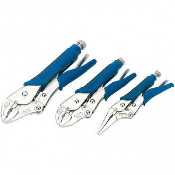 Draper 88293 - Soft Grip Self Grip Pliers Set (3 Piece)