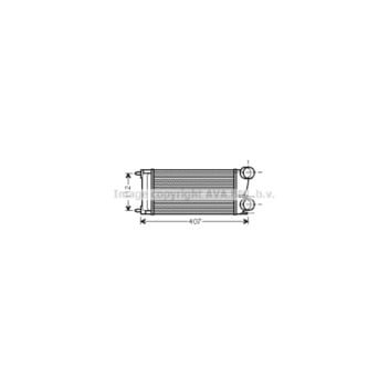 AVA PEA4332 - Intercooler