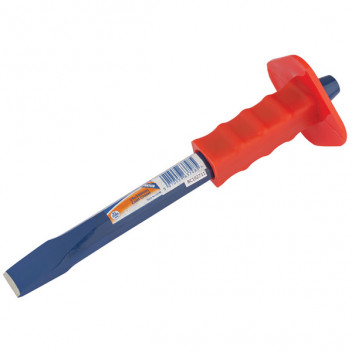 Draper 63748 - 25 x 300mm Octagonal Shank Cold Chisel with Hand Guard (Sold