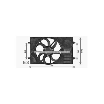 AVA AI7524 - Cooling Fan (Left Hand)