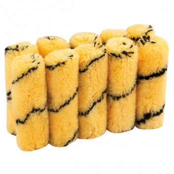 Draper 82550 - 100mm Tiger Stripe Paint Roller Sleeves (Pack of 10)