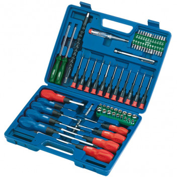 Draper 40850 - Screwdriver, Socket and Bit Set (70 Piece)