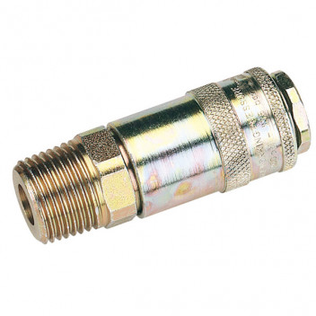 Draper 37837 - 1/2" Male Thread PCL Tapered Airflow Coupling (Sold Loose)