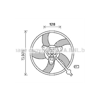 AVA SA7024 - Cooling Fan (Right Hand)