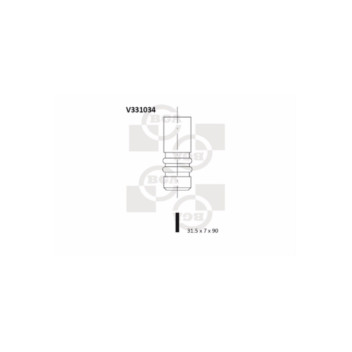 BGA Group V331034 - Exhaust Valve