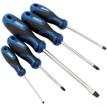 Draper 09783 - Soft Grip Screwdriver Set (5 piece)