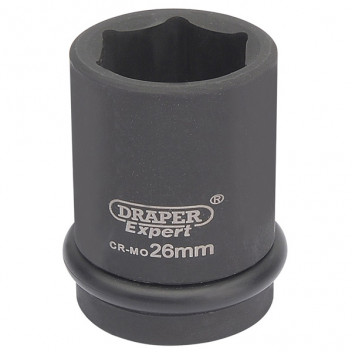 Draper Expert 05007 - Expert 26mm 3/4" Square Drive Hi-Torq&#174; 6 Point Impact S