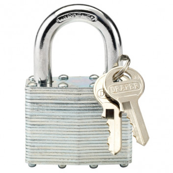 Draper 14021 - 50mm Laminated Steel Padlock