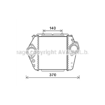 AVA MZ4244 - Intercooler
