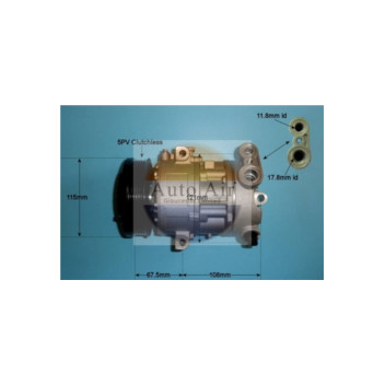 Auto Air 14-1446P - Compressor (A/C)
