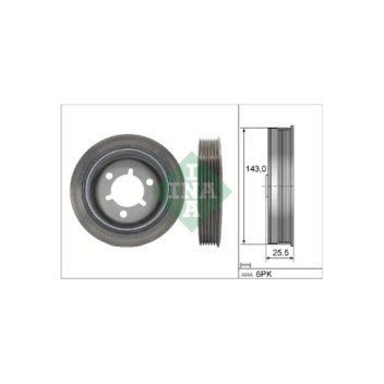 INA 544014510 - Torsion Vibration Damper