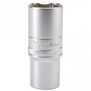 Draper Expert 16655 - 1/2" Square Drive 6 Point Metric Deep Socket (24mm)