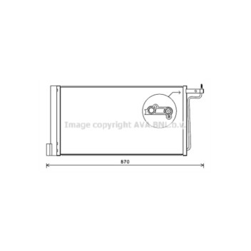 AVA FD5485D - Condenser (A/C)