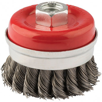 Draper 41447 - 60mm x M14 Twist Knot Wire Cup Brush