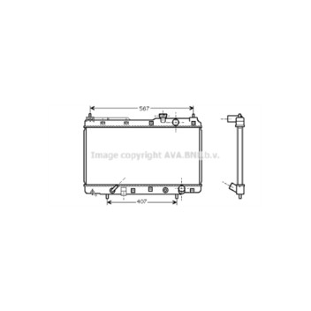 AVA HDA2104 - Radiator