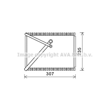  VOV156 - Evaporator (A/C)