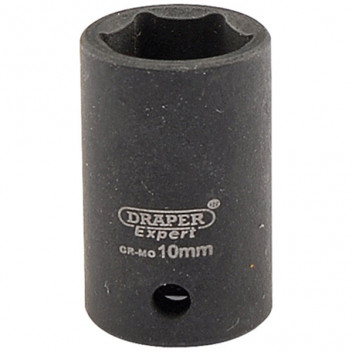 Draper Expert 05014 - Expert 10mm 1/4" Square Drive Hi-Torq&#174; 6 Point Impact S