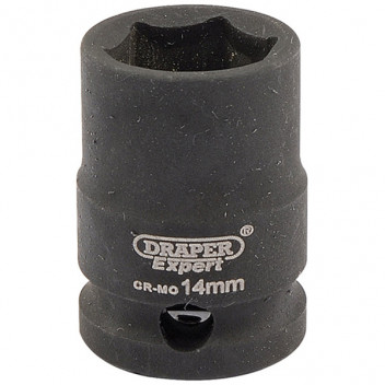 Draper Expert 06874 - Expert 14mm 3/8" Square Drive Hi-Torq&#174; 6 Point Impact Socket