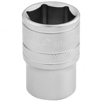 Draper Expert 16609 - 1/2" Square Drive 6 Point Metric Socket (19mm)