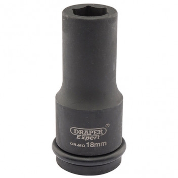 Draper Expert 05050 - Expert 18mm 3/4" Square Drive Hi-Torq&#174; 6 Point Deep Imp