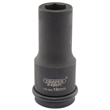 Draper Expert 05050 - Expert 18mm 3/4" Square Drive Hi-Torq&#174; 6 Point Deep Impact Socket