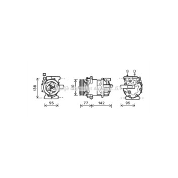  FDK470 - Compressor (A/C)