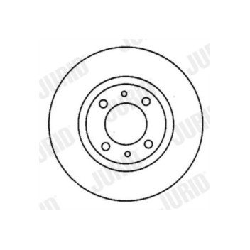 Jurid 562011J-1 - Brake Disc (Front)