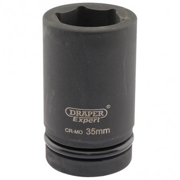 Draper Expert 05149 - Expert 35mm 1" Square Drive Hi-Torq&#174; 6 Point Deep Impac