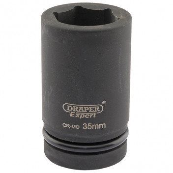 Draper Expert 05149 - Expert 35mm 1" Square Drive Hi-Torq&#174; 6 Point Deep Impact Socket